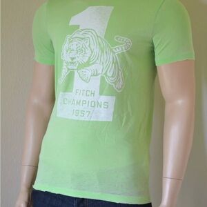 Men's Green Graphic T-Shirt